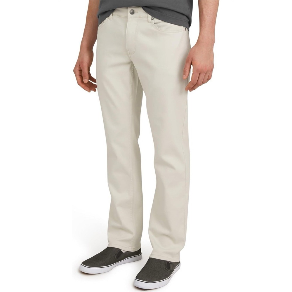 NWT Quiksilver Men's 5 Pocket Straight Fit Stretch Waist Casual Chino Pants 32